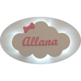 Oferta Luminaria Nuvem Luz De Led Quarto De Bebe 30 Cm
