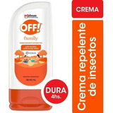 Off  Creme Repelente Insectos Uso Diário Aloe Vera 196g