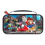 Officially Licensed Nintendo Switch Super Mario Odyssey Carrying Case – Protective Deluxe Travel Case With Adjustable Viewing Stand - Game Case Included