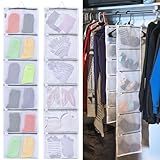 Ofiray Home Saco Para Roupa Suja 12 Bolsos Organizador De Malha Delicado Saco Para Máquina De Lavar Sacos De Lavagem De Malha Secagem Triagem E Armazenamento De Meias Delicados E Mais Sem Necessidade De Clipes
