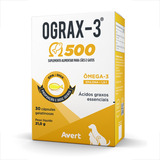 Ograx 500mg Avert C 30 Comprimidos Omega 3