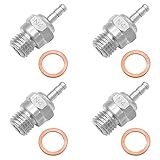 OGRC 4 Peças Hot Glow Plug N4 Spark Nitro Engine Parts Substituir OS Para Traxxas Kyosho HSP HPI Redcat 1 8 1 10 RC Car Truck