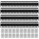 Ohiyoo Pacote Com 100 Abridor De Garrafas Plano De Aço Inoxidável Com Chaveiro Abridor De Garrafa De Cerveja Plano De 8 9 Cm Chaveiro Preto Mini Abridor De Garrafas De Metal Para Bartender 