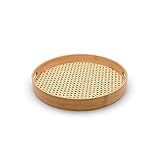 Oikos Bandeja De Bambu Com Palinha Redonda