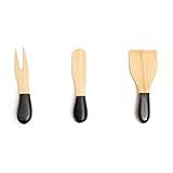 Oikos Jogo De Utensílios Para Queijos E Antepastos De Bambu 3 Peças