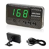 OinDoDi Velocímetro Gps Digital Heads Up Display Para Carros Novo Medidor De Velocidade Hud Mph Para Carros Caminhões Carrinho De Golfe Todos Os Veículos Cabo Usb Plug Play C60S 