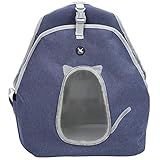 OKJHFD 2 Cores Portable Pet Carrier Bag  Soft Pet Accessories Dog Front Bag Strap Cat Travel Bag For Cat Dog  43 5 X 39 5 X 12cm 17 1 X 16 6 X 4 7 In  Blue 
