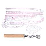 OKJHFD Conjunto De Régua De Costura De 7 Peças Conjunto De Réguas De Costura Padrão Kit De Régua Para Confecção De Padrão De Curva Francesa Para Iniciantes Alfaiates Designers Lembrancinhas De C