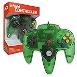 Old Skool Classic Wired Controller Joystick Compatible With Nintendo 64 N64 Game System - Jungle Green