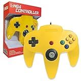 Old Skool Classic Wired Controller Joystick For Nintendo 64 N64 Game System - Yellow