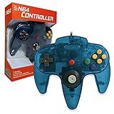 Old Skool Controle Clássico Com Fio Joystick Compatível Com Sistema De Jogo Nintendo 64 N64 - Turquesa