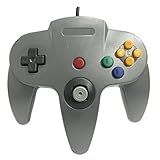 Old Skool Joystick Clássico Com Fio Compatível Com Nintendo 64 N64 Game System - Cinza