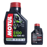 Oleo 1 Litro Motul 10w 40 5100 4t Semi Sintetico Yamaha