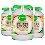 Oleo De Coco Coconut Qualicoco Extra Virgem 500mL 3 Vidros 