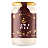Óleo De Coco Extra Virgem 500ml Santo Óleo Premium Natural