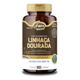 Óleo De Linhaça Dourada 60 Cápsulas 1000mg Unilife