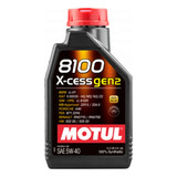 Óleo De Motor Motul Sintético 8100 X cess Gen2 5w 40