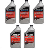 Óleo De Motor Quicksilver Mineral Tc w3 2 Tempos Para Veículos Náuticos De 5 Unidades 5l