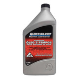 Óleo De Motor Quicksilver Mineral Tc w3 2 Tempos Para Veículos Náuticos De 6 Unidades X 1l 6l
