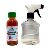 Óleo De Neem nim Concentrado 100ml Borrifador Rende 30l