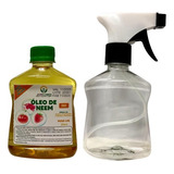Óleo De Neem nim Concentrado 250ml borrifador Rende 75 Lts