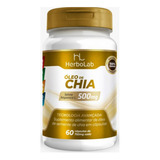 Óleo De Semente De Chia 60 Cápsulas 750mg Herbolab