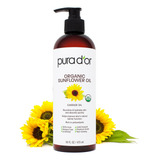 Óleo De Semente De Girassol Pura D or 473ml Orgânico 100 Pu