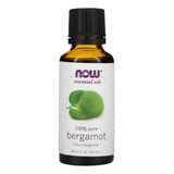 Óleo Essencial Bergamota Importado 100 Puro 30ml Now Foods