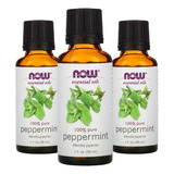 Óleo Essencial Hortelã 30ml Now Foods Peppermint 100 3un