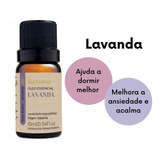 Óleo Essencial Lavanda 10ml 100 Natural Via Aroma