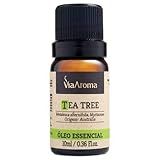 Óleo Essencial Tea Tree Melaleuca 10ml Natural Via Aroma