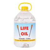 Óleo Mineral P Tocheiro Lamparinas Jardim Life Oil 5 Litros