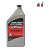 Óleo Motores De Popa 2t Quicksilver Tcw3 1 Litro Kit C 2