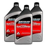 Óleo Motores De Popa 2t Quicksilver Tcw3 1 Litro Kit C 3