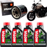 Oleo Motul 5100 15w50 Filtro Fram Ph6018 Suzuki Bandit 1250