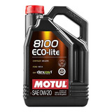 Óleo Motul 8100 Eco lite 0w20 100 Sintético 4 Litros