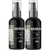 Óleo Para Barba Big Barber 60ml Bancada Caixa Com 2 Unidades