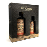 Óleo Para Barba Viking Kit Shampoo E Balm Para Barba   Terra   Viking Fragrância Terra De 280ml 350g