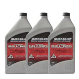 Oleo Quicksilver Tc w3 Motores Popa 2 Tempos Carburados 3 Lt