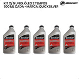 Óleo Quicksilver Tcw3 2 Tempos 500ml Kit C 5
