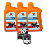Óleo Repsol Filtro Yamaha Atv Grizzly 350 07 14 Kn204 15w50