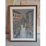 Óleo Sobre Eucatex Assinado Rienzi 81cm X 61cm