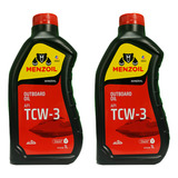 Óleo Tcw3 Menzoil Para Motores Popa Mercury 2t Kit 2 Litros