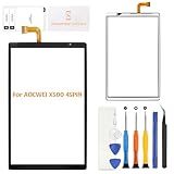 Olivechard Para 25 7 Cm AOCWEI X500 45Pin Touch Screen Substituição Painel Digitalizador Painel Frontal Kit De Vidro Tela Sensível Ao Toque De Substituição De Alta Sensibilidade Não Para 50 Pinos 