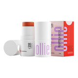Ollie Bastão 3 Em 1 Blush  Batom E Sombra Fps 95 Coral