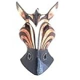 OMA Máscara De Parede Africana Decoração Girafa Zebra Safári Africano Arte De Parede De Madeira Safári Na Selva Decoração De Casa Presente