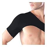 Ombreira Bilateral Neoprene Preta 29x26cm Na Caixa