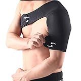 Ombreira Protetor Suporte De Ombro E Clavícula Neoprene Treino Academia Lesões Cor-Preto-Tamanho-Lado Esquerdo-Gênero-Un