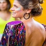 Ombreiras Com Tiras Metalizadas Para Carnaval Festas Fantasias 1 Par Colorido 