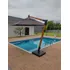 Ombrelone Lateral Madeira 3m  base Aluminio